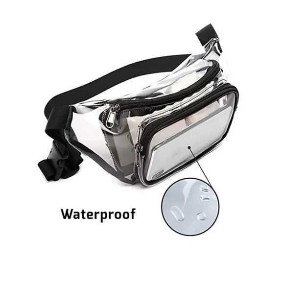 Transparent Fanny Pack Stadium Concert Event Approved For Women Men - Picture 4 of 5